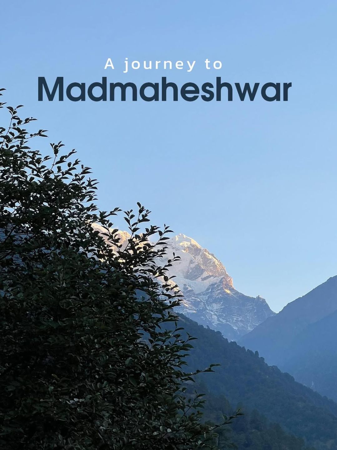 How to reach Madmaheshwar 