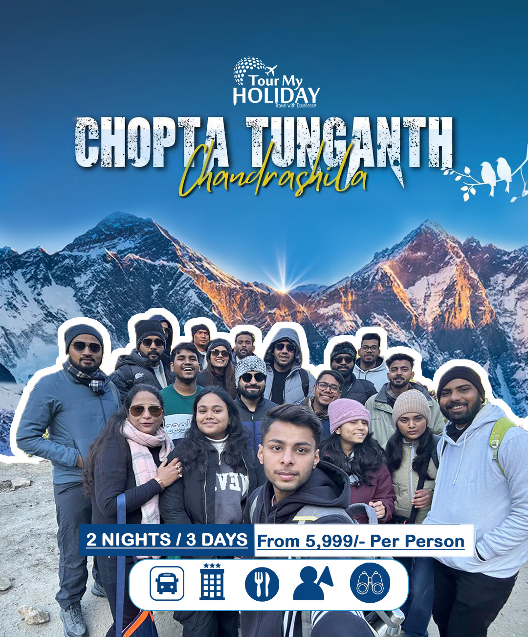 Monsoon Chopta Tour Package – Trek in Clouds & Greens